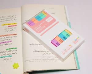 لیست لوازم تحریر مورد نیاز دانشگاه 📚🖊 6 پک ماژیک هایلایتر فانتزی جذاب مکعبی 6 رنگی